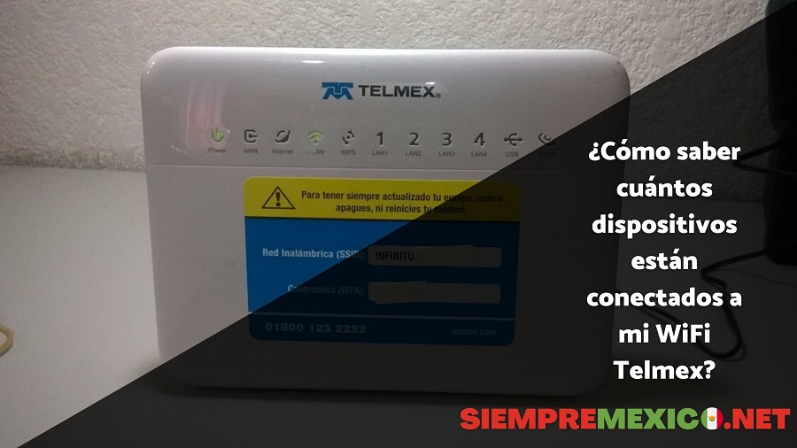 como saber dispositivos conectados wifi telmex